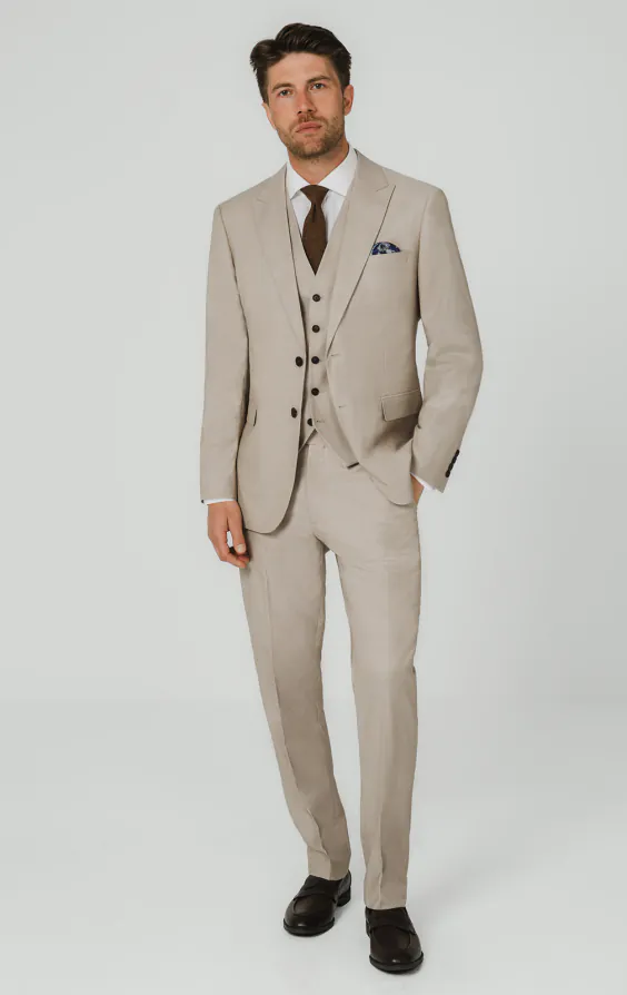 Stone Sharkskin Anzug - photo 1