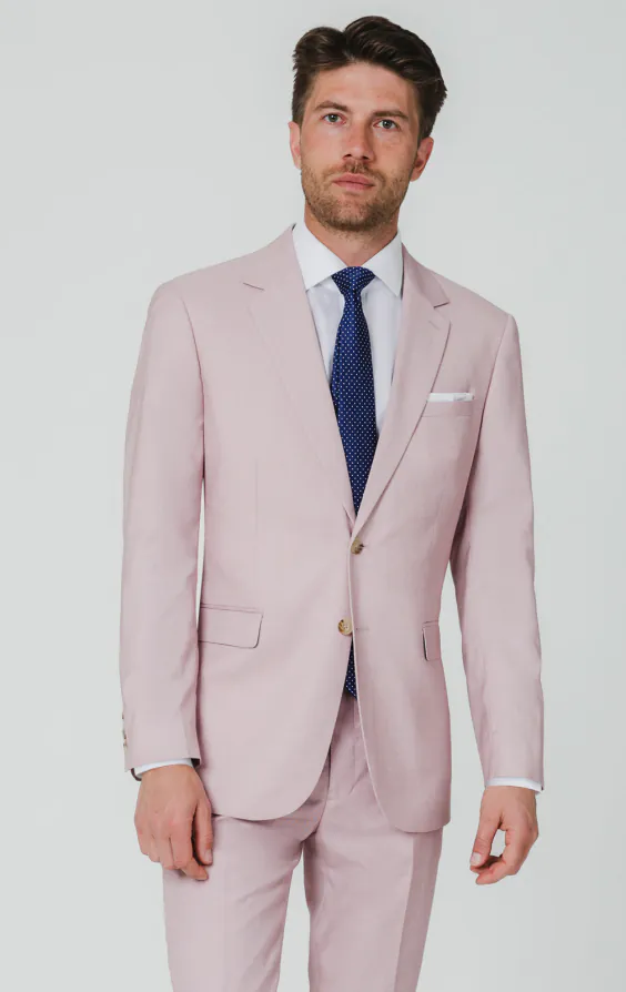 Rosa Sharkskin Anzug Rosa Sharkskin Anzug