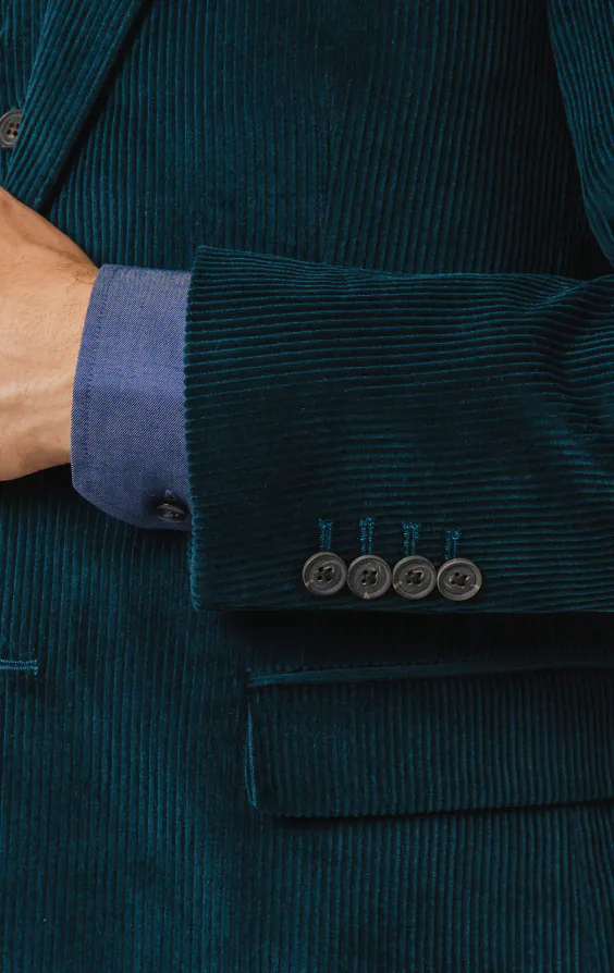 Teal 3-Teilig Cordanzug - photo 2 Teal 3-Teilig Cordanzug - photo 2