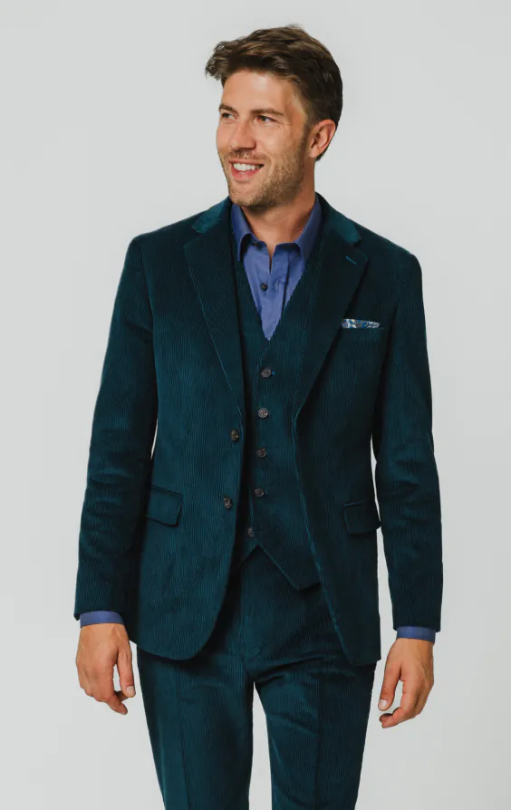 Teal 3-Teilig Cordanzug Teal 3-Teilig Cordanzug