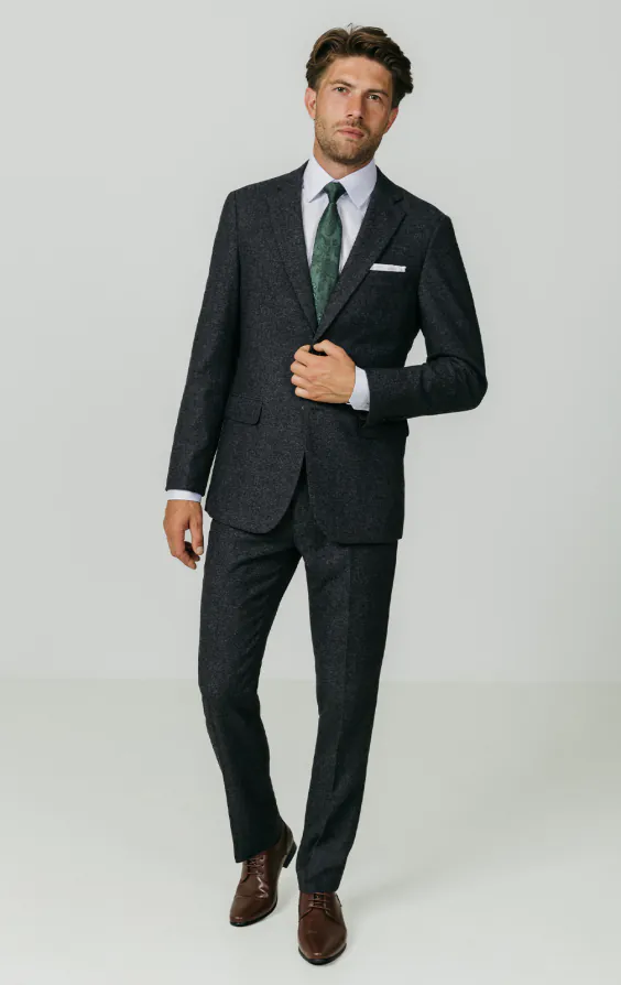 Donegal Tweed Anzug, Grau - photo 1 Donegal Tweed Anzug, Grau - photo 1