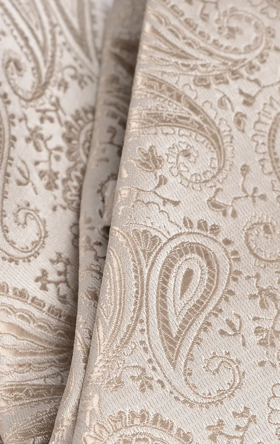 Champagnerfarben Paisley-Muster Krawatte - photo 3