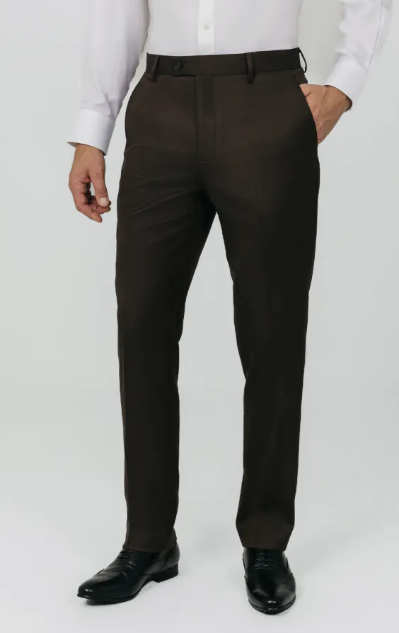 Braun Twill Anzug Hose Braun Twill Anzug Hose