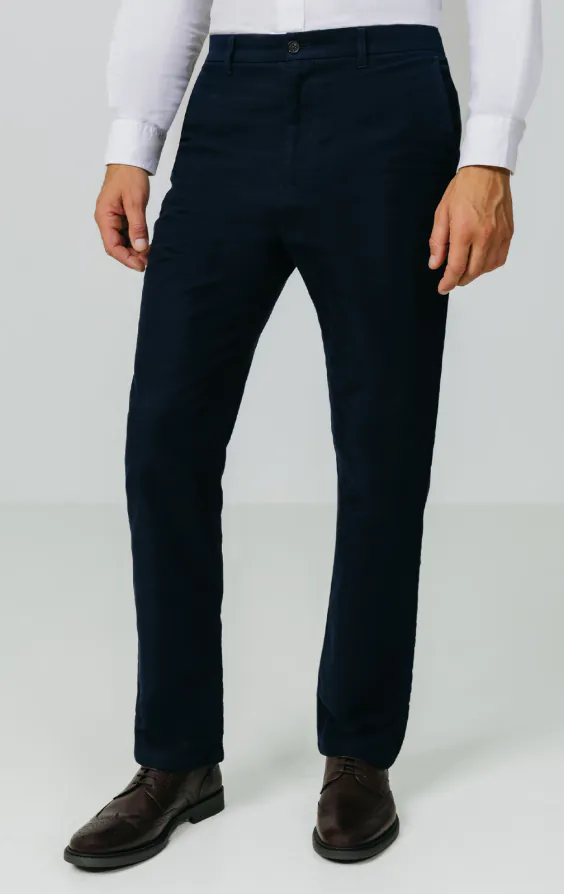Marineblaue Moleskin Hose Marineblaue Moleskin Hose
