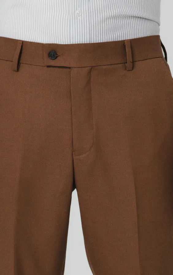Mittelbraun Twill Anzug Hose - photo 1 Mittelbraun Twill Anzug Hose - photo 1