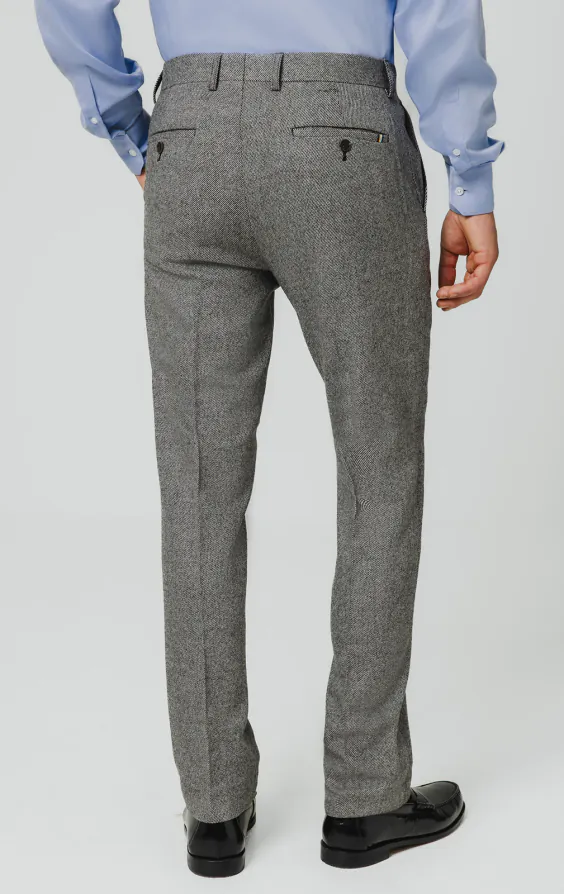 Graue Twill Tweed Anzug Hose - photo 2 Graue Twill Tweed Anzug Hose - photo 2