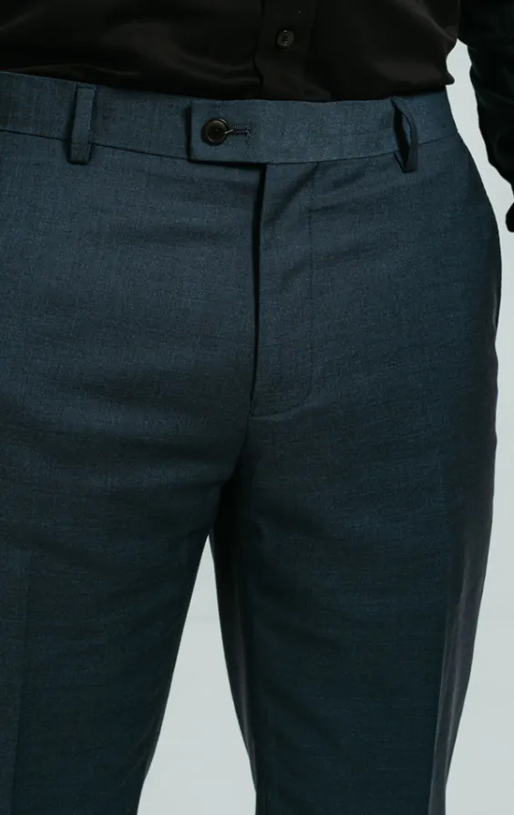 Dobell Anzug Hose, Türkisblau - photo 1