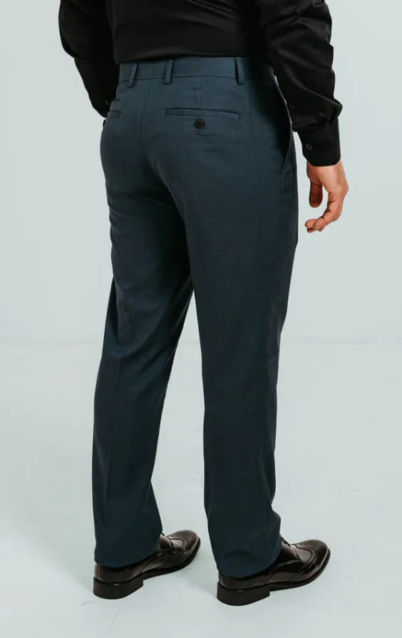 Dobell Anzug Hose, Türkisblau - photo 2