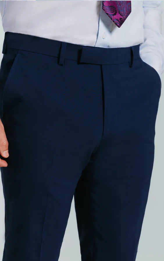 Dobell Blaue Slim-Fit Anzug Hose - photo 1 Dobell Blaue Slim-Fit Anzug Hose - photo 1