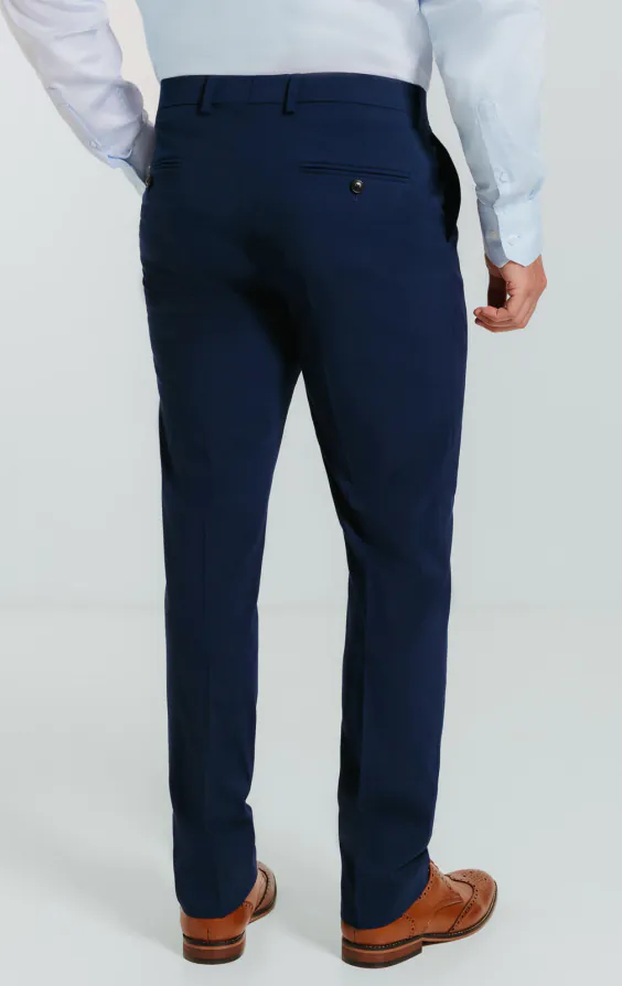 Dobell Blaue Slim-Fit Anzug Hose - photo 2 Dobell Blaue Slim-Fit Anzug Hose - photo 2