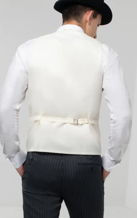 Hochzeitsweste, Hellbraun Gold, Zweireihig, 100% Wolle - photo 2