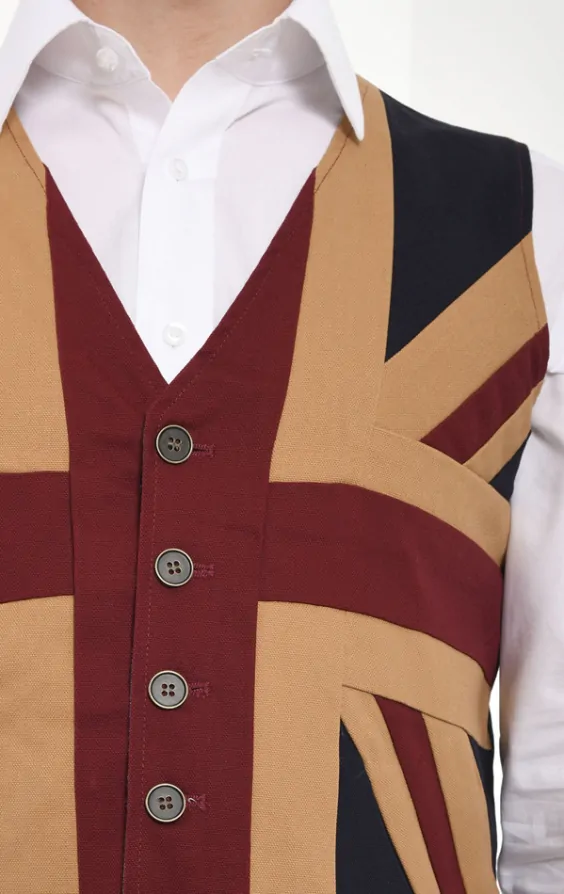 Dobell Weste Vintage Union Jack