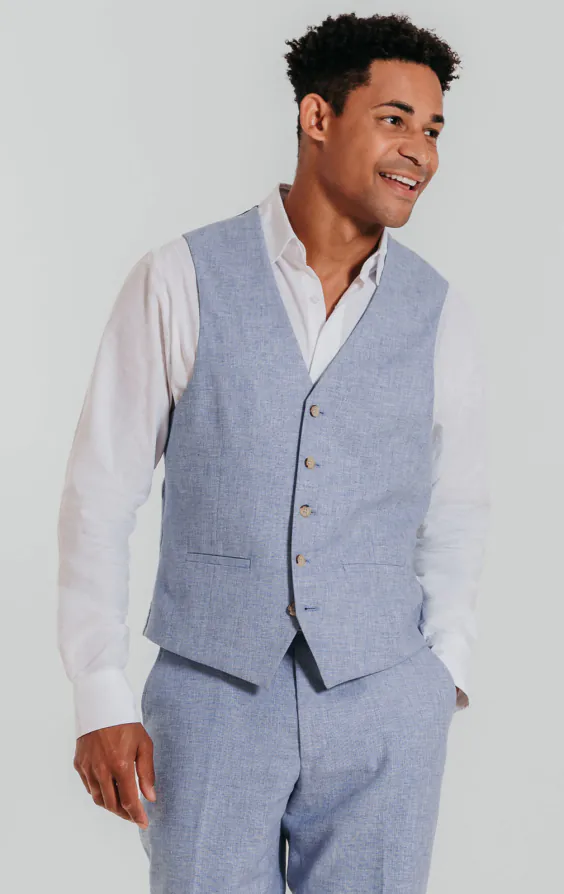 Leinen Blazer, Hellblau - photo 5 Leinen Blazer, Hellblau - photo 5