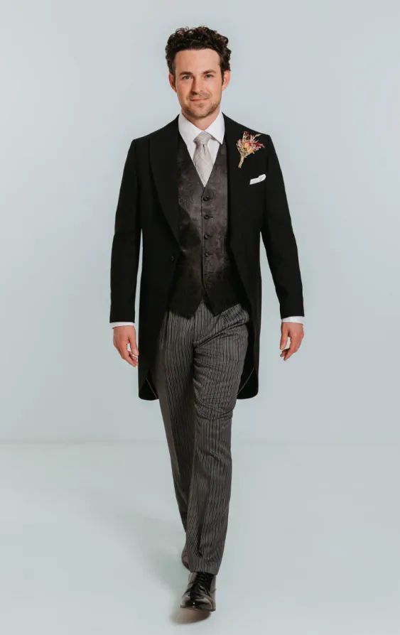 Weste, Paisley, Schwarz - photo 1