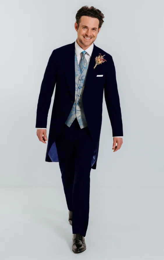 Paisley Weste, Taubenblau - photo 1