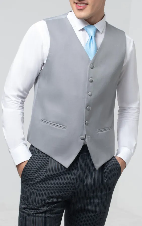 Traditionelle Hochzeitsweste, Taubengrau Traditionelle Hochzeitsweste, Taubengrau