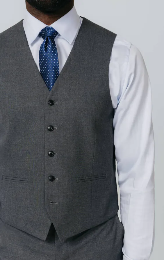 Grau Slim-Fit Weste - photo 1 Grau Slim-Fit Weste - photo 1