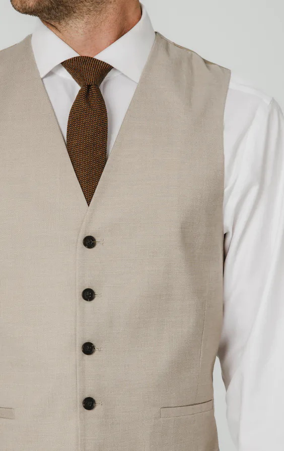 Stone Sharkskin Weste - photo 1