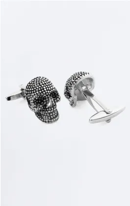 Totenkopf Manschettenknöpfe