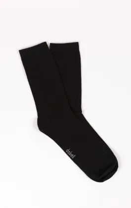 Schwarze baumwollreiche Socken