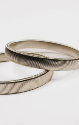 Ärmelhalter Silber