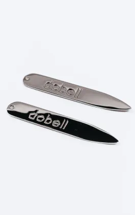 Silberfarbene Kragen Stäbchen 6cm