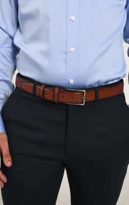 Tan Ledergürtel