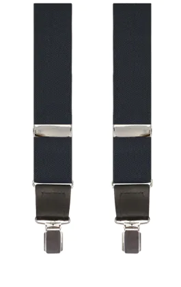 Luxury Hosenträger, marineblau - 35mm