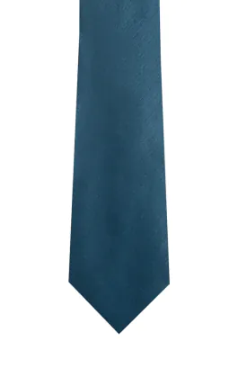 Krawatte, Dupion-Optik, Marokkanisch Blau