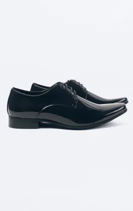 Moderne Marineblaue Lackschuhe