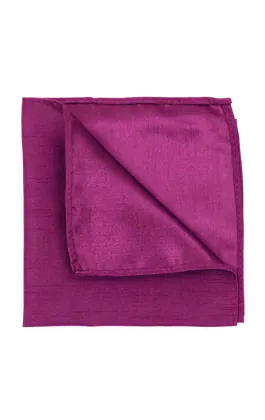 Violett Einstecktuch, Dupion-Optik