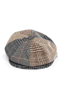 Tweed Baker Boy Hut, Mehrfarbig