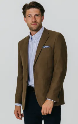Taupe Moleskin Jacke