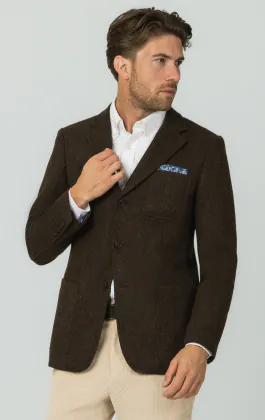 Braune Barleycorn Tweed Jackett