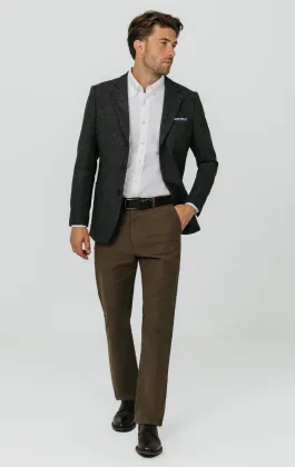 Graue Barleycorn Tweed Jackett