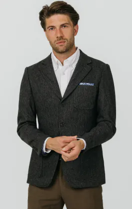 Graue Barleycorn Tweed Jackett