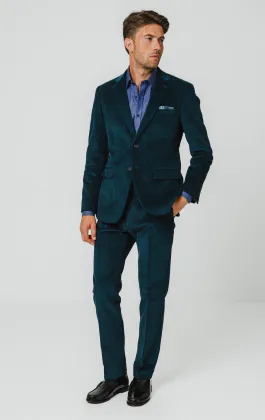 Teal Cordjacke