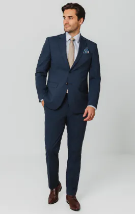 Jackett, Mittelblau