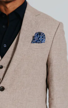 Leinen Blazer, Sandfarben