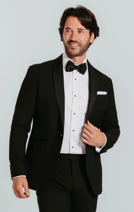 Dobell Herren Smokingjacke Weiß – Schalkragen, Regular Fit, Teflon-beschichtet, Für Festliche Anlässe