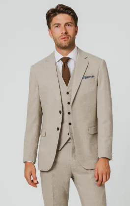 Stone Donegal Tweed 3-Telig Anzug