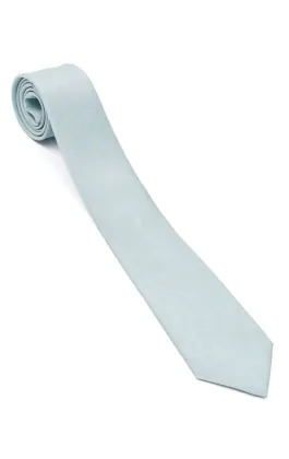 Krawatte, Dupion-Optik, Puderblau