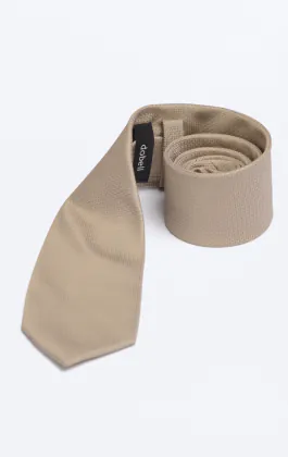 Taupe strukturierte Krawatte