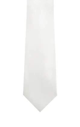 Krawatte, Dupion-Optik, elfenbein