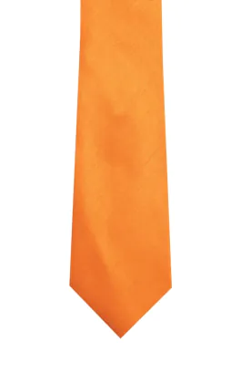 Krawatte, Dupion-Optik, orange