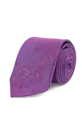 Dobell Krawatte für Jungen, Paisley, Violett