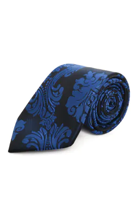 Dobell Krawatte, Viktorianisches Muster, Blau