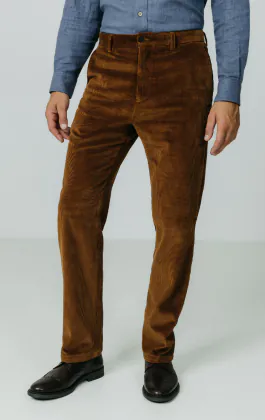 Mittelbraun Cord-Lässig-Hose