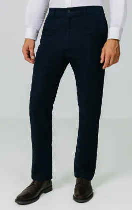 Marineblaue Moleskin Hose