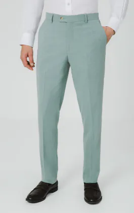 Wie Grün Hopsack-Anzug Hose